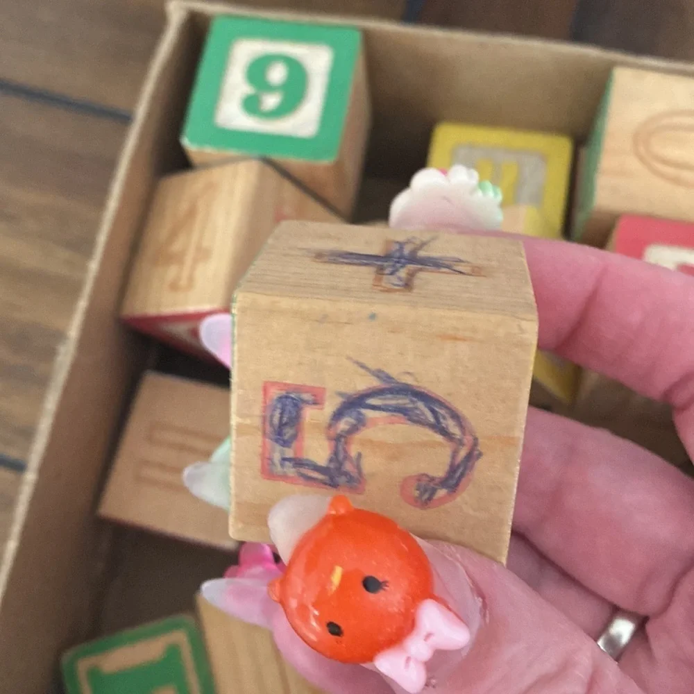 Playschool vintage wood blocks